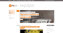 Desktop Screenshot of equipo.zemos98.org