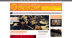 Desktop Screenshot of 14festival.zemos98.org