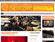 Tablet Screenshot of 14festival.zemos98.org