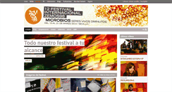 Desktop Screenshot of 12festival.zemos98.org